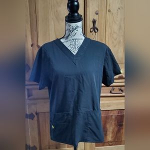 Wink women's black scrub top. Size small.